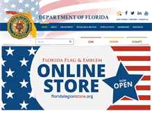 Tablet Screenshot of floridalegion.org